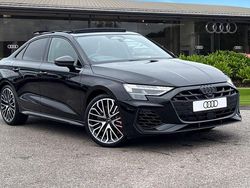 Black New 2025 Audi S3 Comfort Sedan | £48,390 (Expensive)