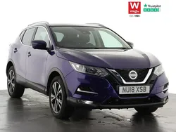 Blue Used 2018 Nissan Qashqai N-Connecta SUV | £13,899 (Fair price)
