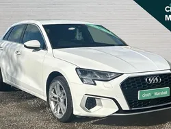 White Used 2022 Audi A3 e-tron Sport Hatchback | £17,591 (Good price)