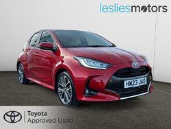 Red Used 2023 Toyota Yaris Hybrid Hatchback | £20,799 (Fair price)