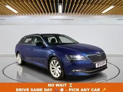 Blue Used 2019 Skoda Superb SE L Executive Estate | £12,299 (Good price)
