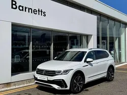 White Used 2022 VW Tiguan Allspace R-line SUV | £28,999 (Fair price)