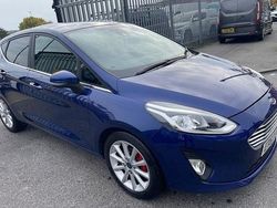 Blue Used 2018 Ford Fiesta Titanium Hatchback | £7,750 (Fair price)