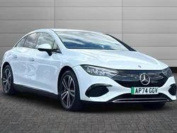 Opalite white bright Used 2025 Mercedes EQE350 Sport Edition Sedan | £42,850 (A bit pricey)