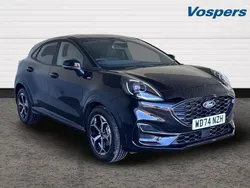 Black New 2024 Ford Puma ST-Line SUV | £21,995 (Fair price)