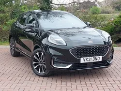 Black Used 2021 Ford Puma ST-Line Hatchback | £18,998 (Fair price)