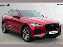 Metallic firenze red Used 2022 Jaguar F-Pace R-Dynamic SUV | £32,624 (Fair price)