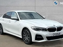 Alpine white Used 2021 BMW 330e M Sport Sedan | £22,938 (Fair price)