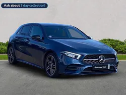 Blue Used 2023 Mercedes A180 AMG Line Premium Hatchback | £22,399 (A bit pricey)
