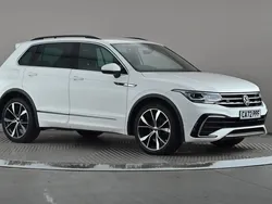 White Used 2022 VW Tiguan R-line SUV | £24,998 (Fair price)