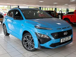 Blue Used 2021 Hyundai Kona N Line SUV | £13,989 (Fair price)