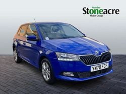 Blue Used 2020 Skoda Fabia SE Hatchback | £9,790 (Fair price)