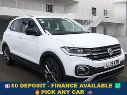 White Used 2019 VW T-Cross Edition SUV | £13,049 (Fair price)