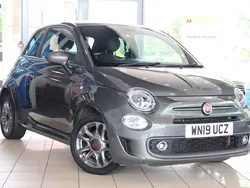Grey Used 2019 Fiat 500S S Hatchback | £8,910 (Expensive)