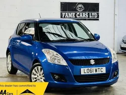 Blue Used 2011 Suzuki Swift SZ4 Hatchback | £3,500 (Fair price)