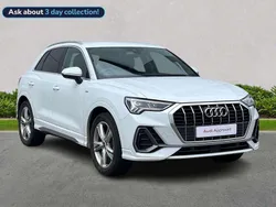 White Used 2024 Audi Q3 S-Line SUV | £32,643 (Good price)