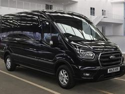 Black Used 2021 Ford Transit Limited Van | £25,187