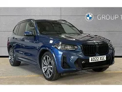 Blue Used 2022 BMW X3 M Sport SUV | £33,990 (Fair price)