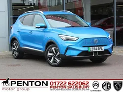 Blue Used 2024 MG ZS Trophy Connect Sedan | £19,990 (Fair price)