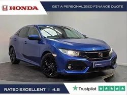 Blue Used 2017 Honda Civic SR Hatchback | £10,465 (Fair price)