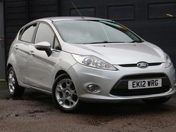 Silver Used 2012 Ford Fiesta Zetec Hatchback | £4,495 (Fair price)