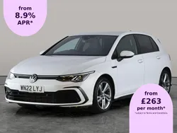 White Used 2022 VW Golf VIII R-line Hatchback | £18,824 (Fair price)