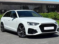 White Used 2024 Audi A4 Black Edition Estate | £29,950 (Fair price)