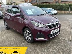 Purple Used 2015 Peugeot 108 Active Hatchback | £4,995 (Fair price)