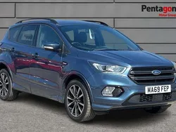 Blue metallic Used 2019 Ford Kuga ST-Line SUV | £16,495 (Expensive)