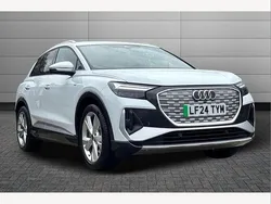 White Used 2024 Audi Q4 e-tron S-Line SUV | £32,950 (Super price)