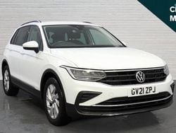White Used 2021 VW Tiguan Life SUV | £16,220 (Fair price)