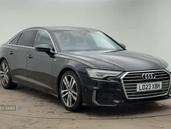 Black Used 2023 Audi A6 S-Line Sedan | £25,950 (Fair price)