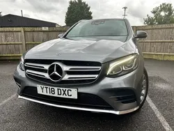 Grey Used 2018 Mercedes GLC220 AMG Line Premium SUV | £20,995 (Expensive)