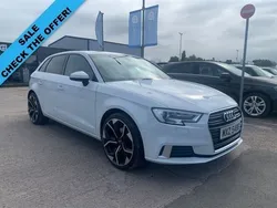 White Used 2018 Audi A3 Sportback Sport Hatchback | £10,790 (Fair price)