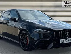 Black Used 2023 Mercedes A45 AMG AMG Hatchback | £45,190 (Fair price)