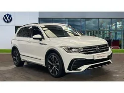 White Used 2021 VW Tiguan R-line SUV | £24,589 (Fair price)