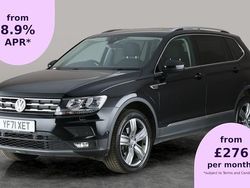 Black Used 2021 VW Tiguan Allspace Match SUV | £20,056 (Fair price)