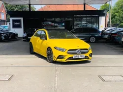 Yellow Used 2019 Mercedes A35 AMG Premium Plus Hatchback | £21,990 (Fair price)