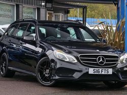 Black Used 2016 Mercedes E220 AMG Estate | £9,991 (Fair price)