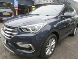 Blue Used 2018 Hyundai Santa Fe Premium SUV | £13,666 (Fair price)
