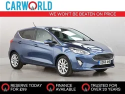 Blue Used 2019 Ford Fiesta Titanium Hatchback | £6,990 (Good price)