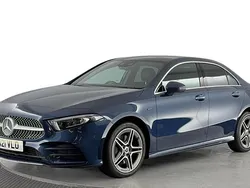 Blue Used 2021 Mercedes A250 AMG Line Premium Plus Sedan | £19,820 (Fair price)