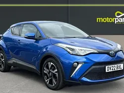 Blue Used 2022 Toyota C-HR Design SUV | £19,000 (Fair price)