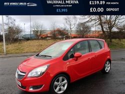 Red Used 2016 Vauxhall Meriva S MPV | £5,650 (Expensive)