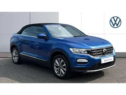 Blue Used 2021 VW T-Roc Cabriolet Design Cabriolet | £22,029 (Fair price)