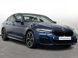 Blue Used 2022 BMW 520 M Sport Sedan | £30,600 (Fair price)