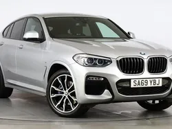 Silver Used 2019 BMW X4 M Sport SUV | £24,500 (Fair price)