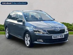 Quartz grey metallic Used 2017 Skoda Fabia SE L Estate | £9,650 (Fair price)