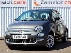 Grey Used 2019 Fiat 500 Lounge Hatchback | £7,990 (Fair price)