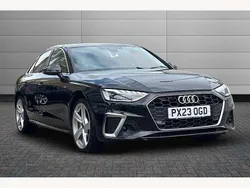 Black Used 2023 Audi A4 S-Line Sedan | £24,295 (Fair price)